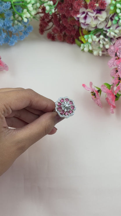 Mansi American Diamond Ring (Adjustable)