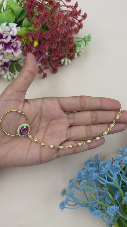 Nanda Traditional Indian Nose Ring