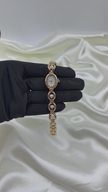 Savi Gold Stainless Steel Watch (Adjustable)