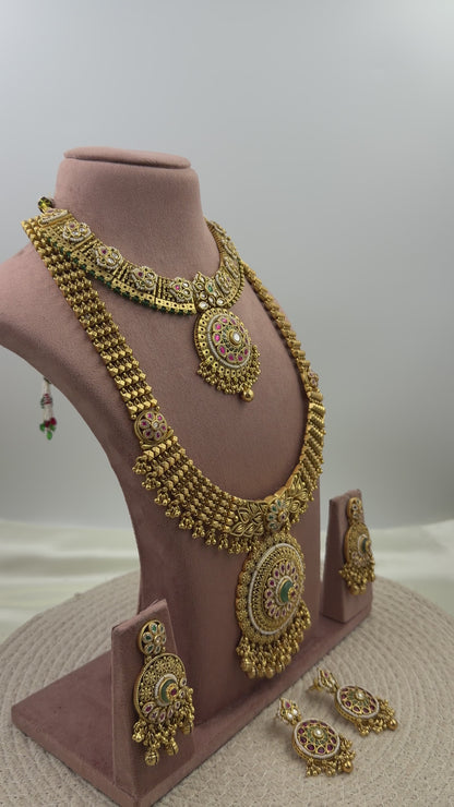 Latika Heritage Chorski Combo Necklace Set