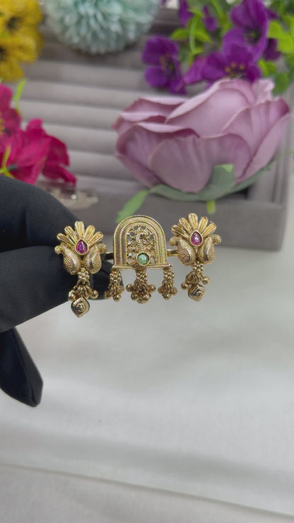 Mansi Heritage Ring (Adjustable)
