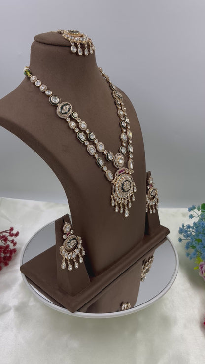 Arisya Moissanite Kundan Necklacel