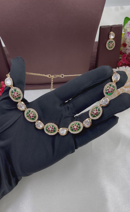 Noor Bahar Moissanite Delicate Necklace