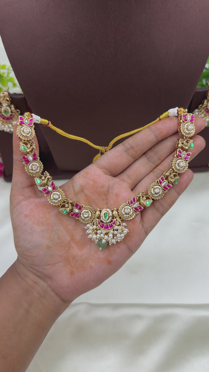 Avantika Heritage Delicate Necklace Set