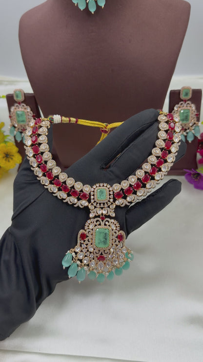 Preeti Moissanite Premium Necklace