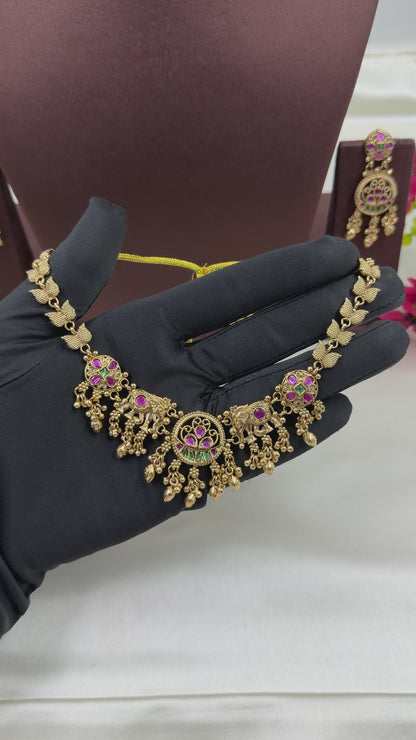 Shivani Heritage Delicate Necklace Set