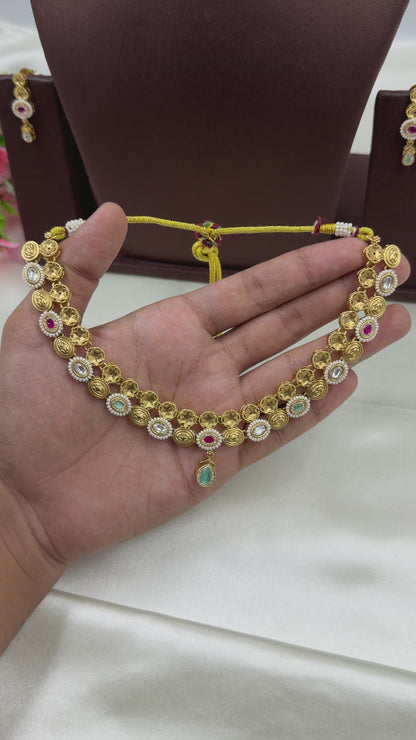 Kriti Chorski Delicate Necklace set