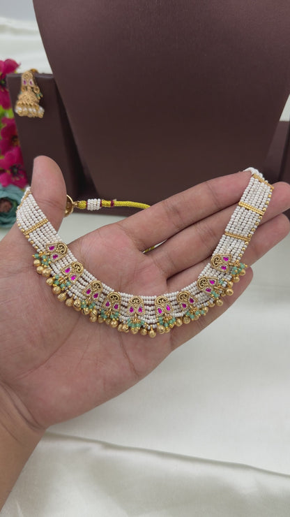 Tanvi Premium Chorski Necklace Set