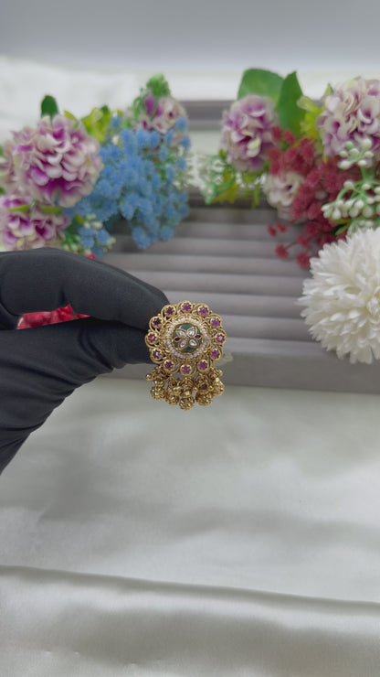 Madhumati Heritage Ring (Adjustable)