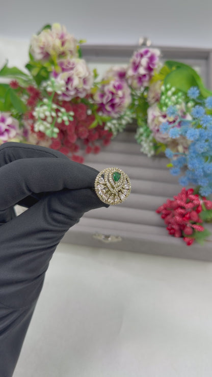 Jiya Victorian Ad Ring
