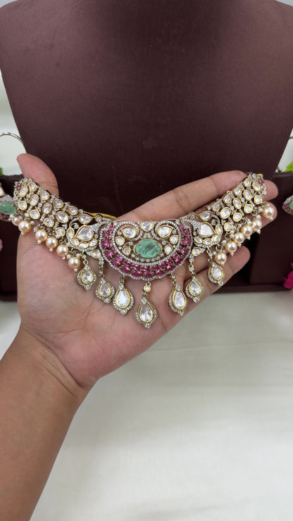 Khyati Victorian Choker Necklace Set