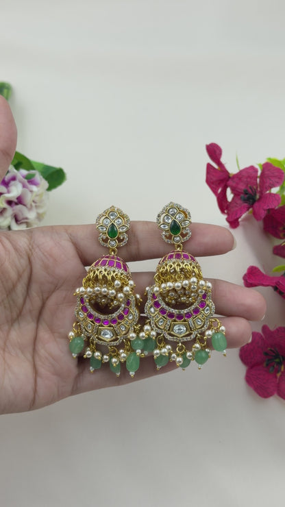 Sravya Pachi Kundan Earring