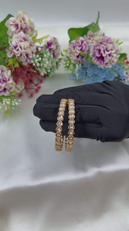 Reena Moissanite Premium Bangles