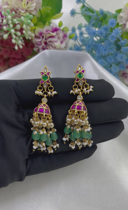 Nalini Jadau Pachi Kundan Jumka