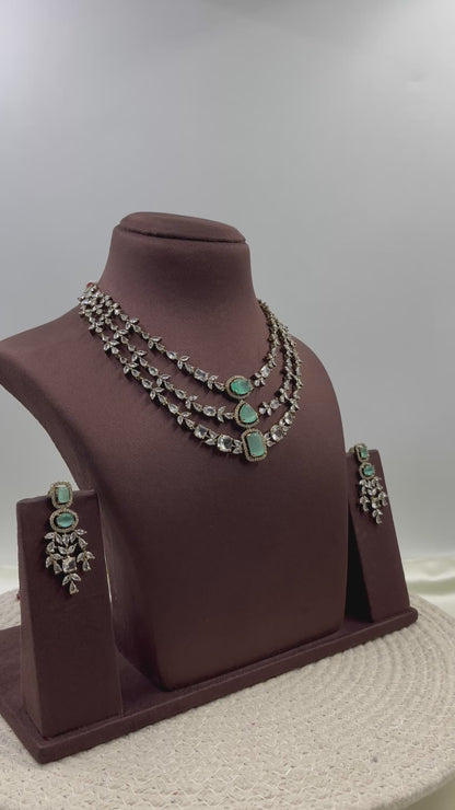 Victorian Triple Layer Necklace Set