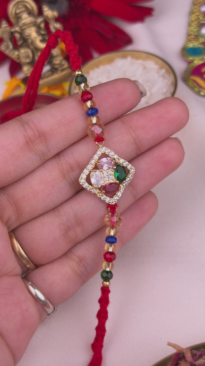 Celestial Crystal Rakhi