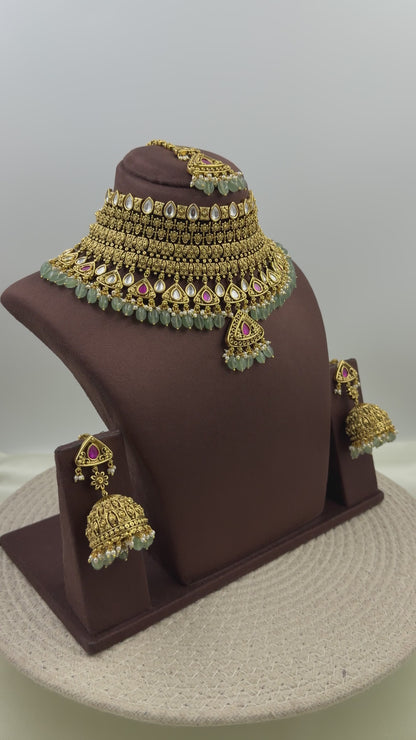 Tvesha Premium Heritage Choker Set