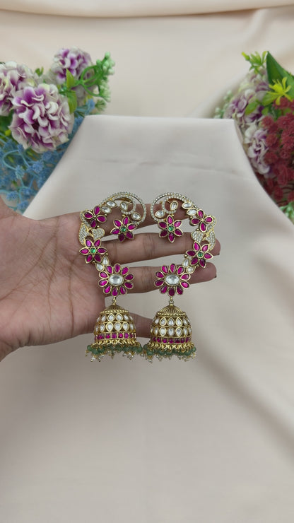 Shruti Pachi Kundan Jhumka Earring