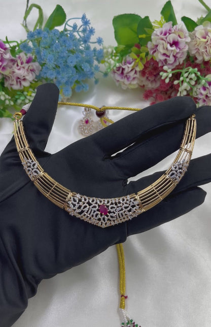 Nisa Traditional Micro Gold Necklace