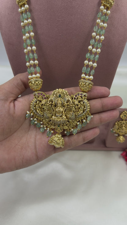 Diya South Indian Long Necklace Set