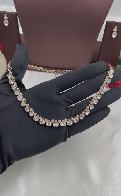 Indu Moissanite Delicate Necklace