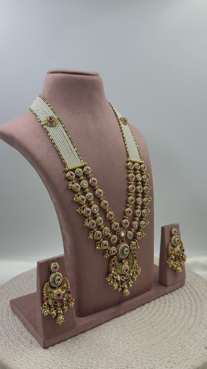 Vedika Premium Heritage Long Necklace Set