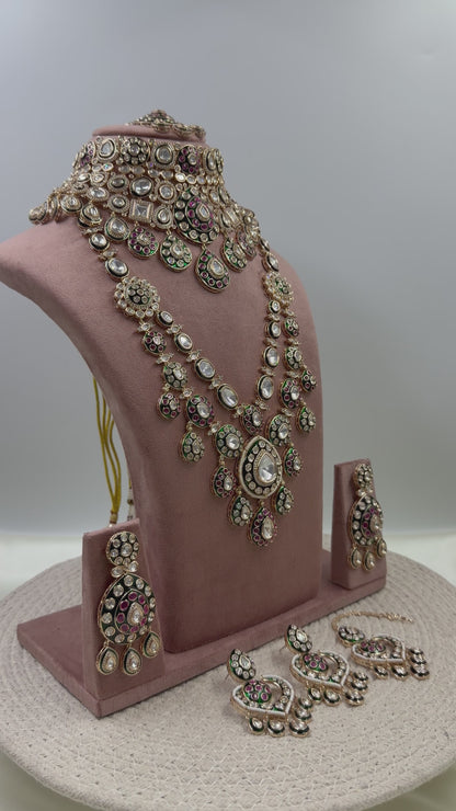 Raziya Moissanite Premium Combo Set