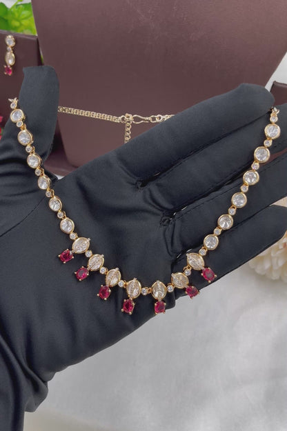 Shreya Moissanite Necklace