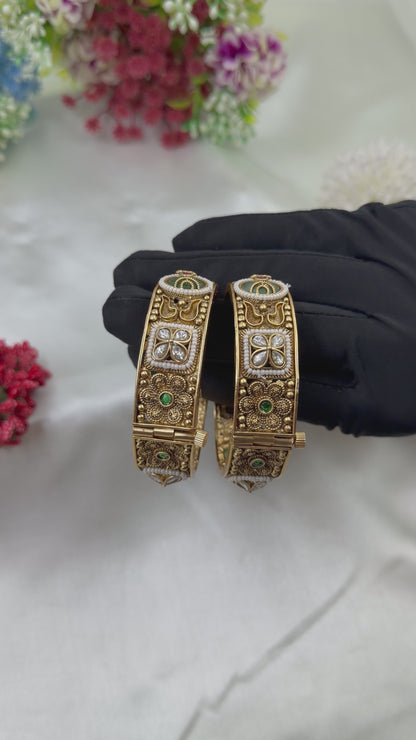 Medha Heritage Bangles (Openable)