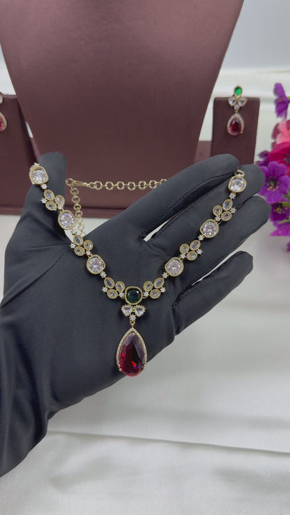 Pooja Victorian Delicate Necklace