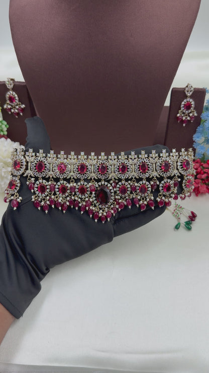 Samiksha Victorian Choker Necklace Set