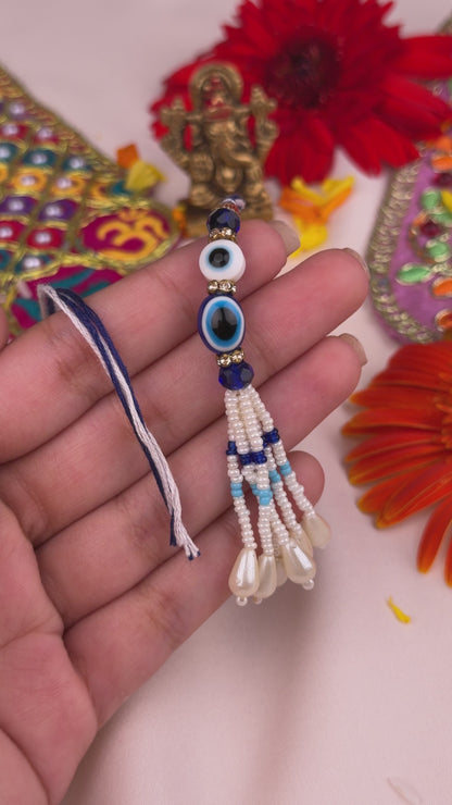 Royal Nazar Pearl Lumba Rakhi