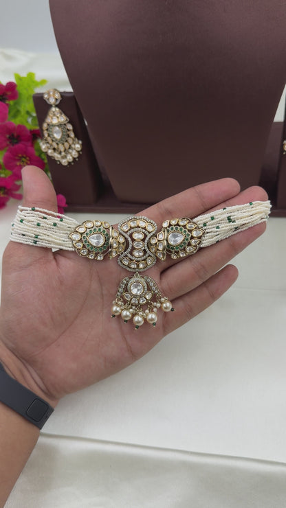 Vamika Choker Victorian Set