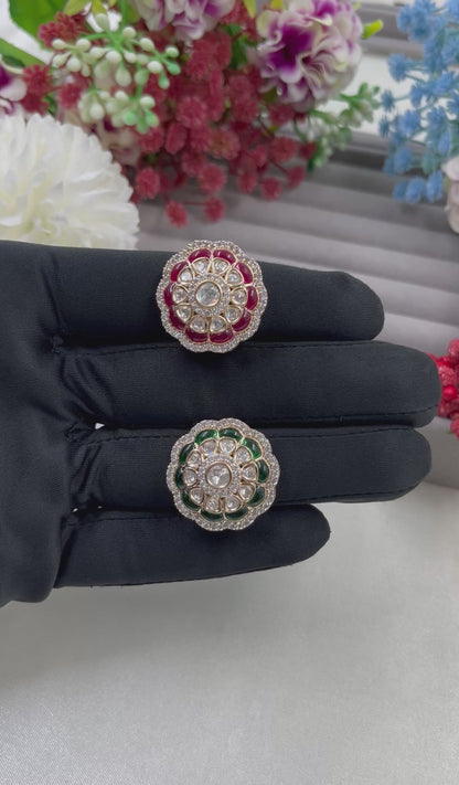 Manju Moissanite Premium Ring