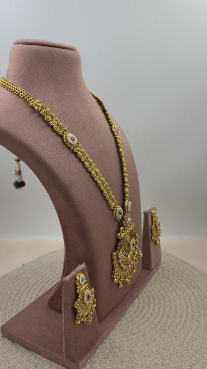 Padmavati Heritage Chorski Long Necklace Set