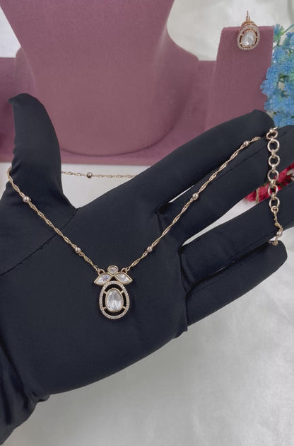 Purely Moissanite Chain Pandent