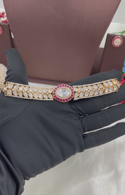 Akira Moissanite Kundan Choker