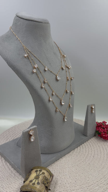 Riya Three Layer Necklace