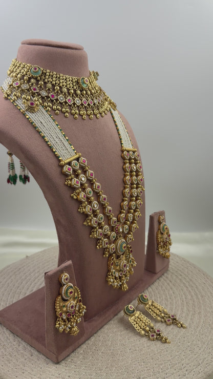 Jyoti Heritage Chorski Combo Necklace Set