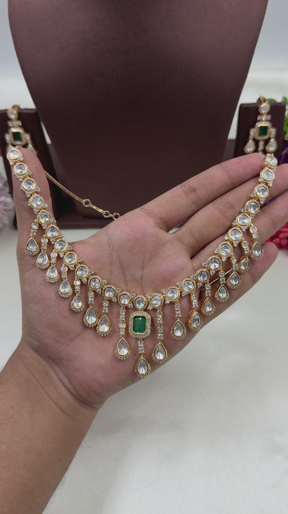 Samrudhi Premium Moissanite Necklace