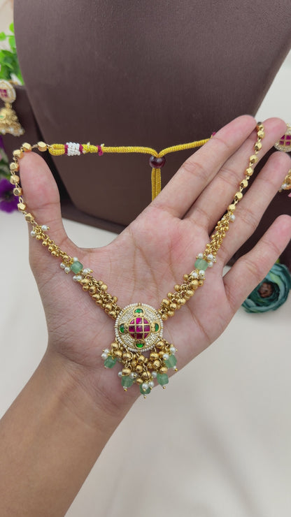 Archana Premium Chorski Necklace Set