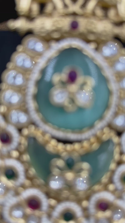 Peacock Varnam Haar Long Necklace