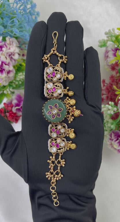 Gopika Brass Heritage Bracelet