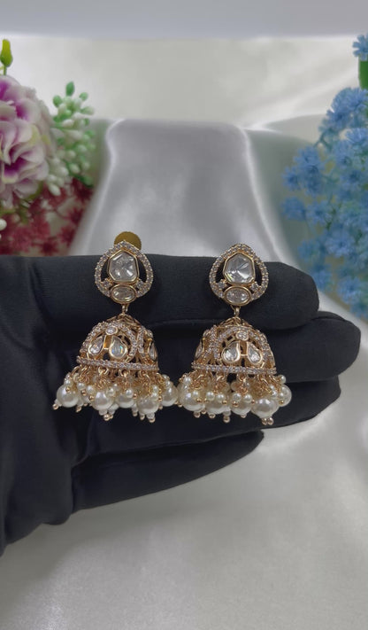 Jahnvi Moissanite Premium Jumka