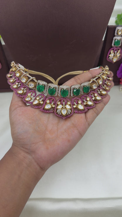Sejal Victorian Choker Set