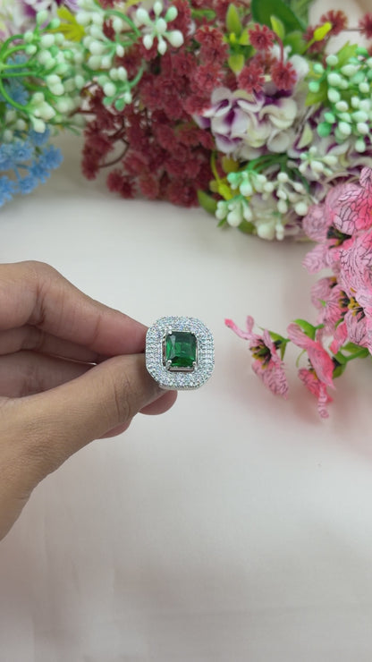 Prachi American Diamond Ring (Adjustable) shoot pending