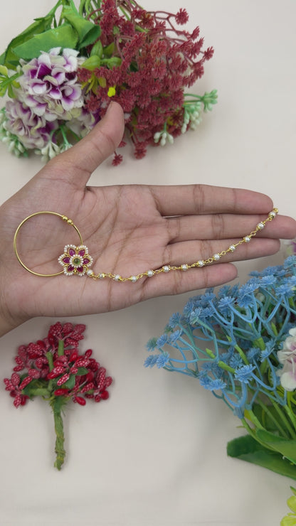 Kanishka Traditional Indian Nose Ring