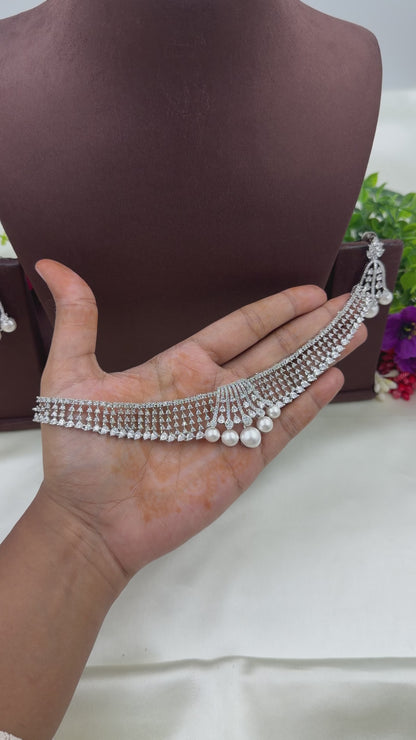 Sophia American Diamond Choker Set