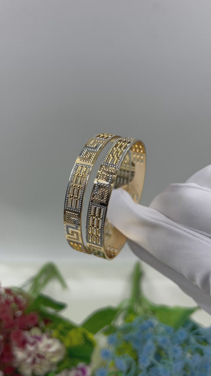 Tejal Premium Two-tone Bangles