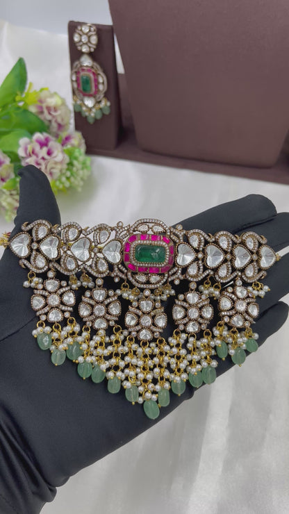 Meher Kundan Necklace Premium